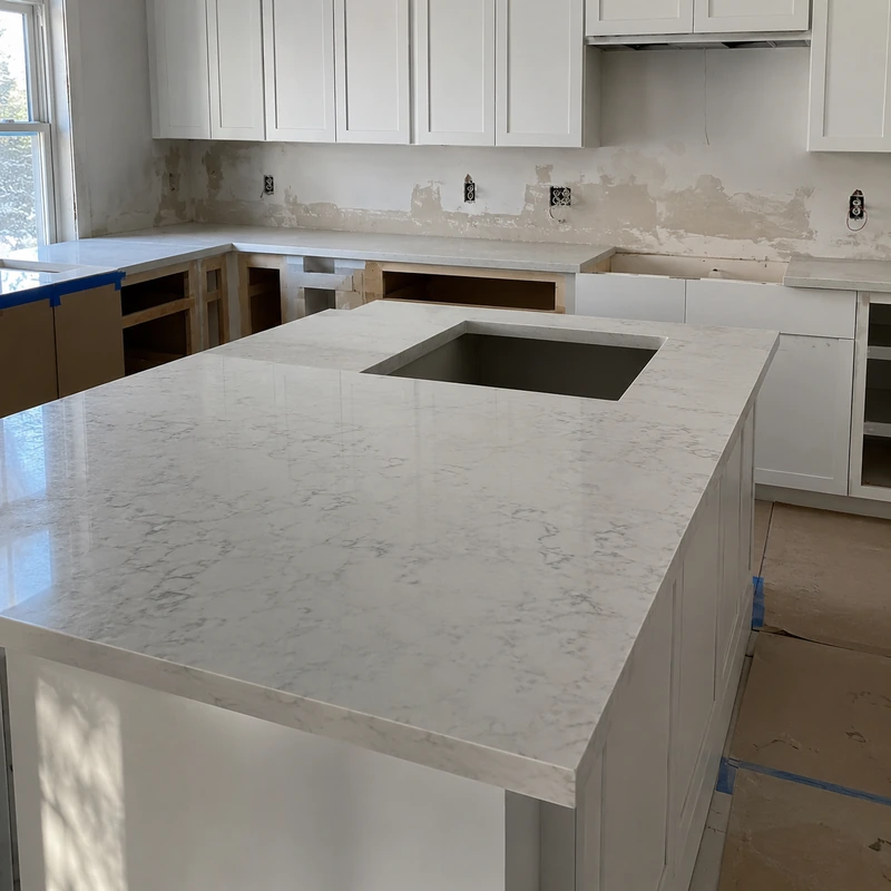 Sample kitchen countertop installation